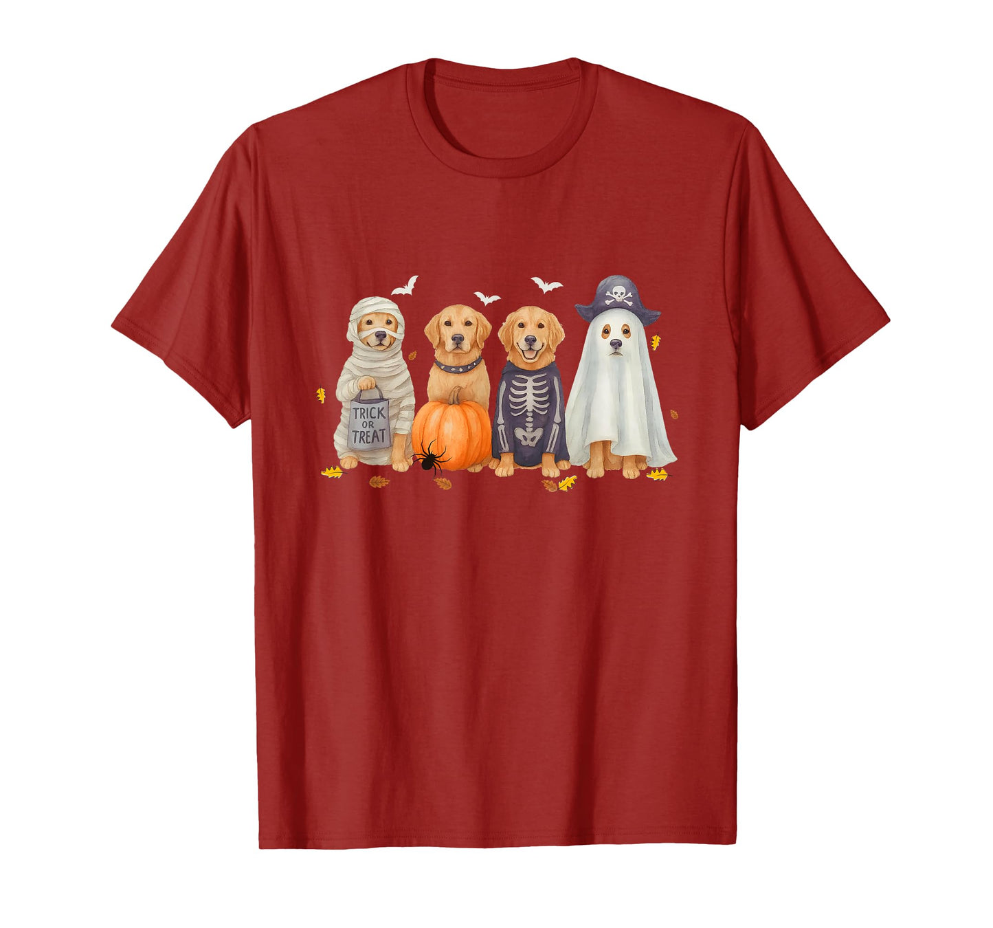 Witch Golden Retriever Halloween Golden Retriever Dog Mom T-Shirt