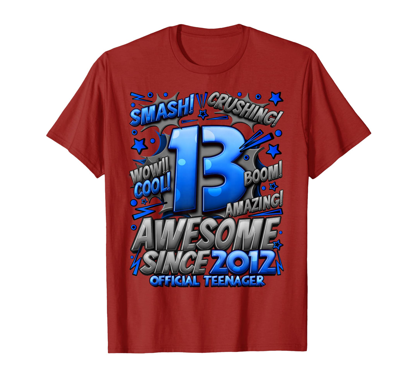 Official Teenager 13 Year Old Gifts Boys 13th Birthday Boy T-Shirt