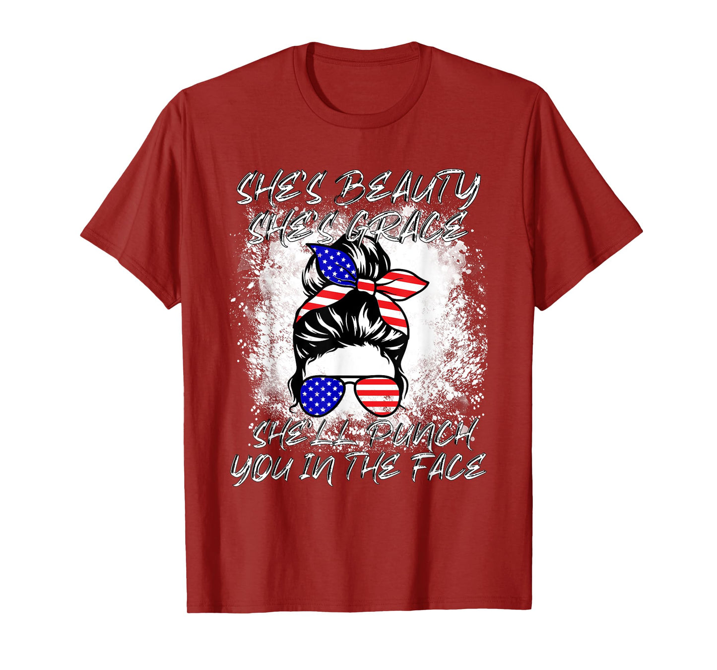 She's Beauty She's Grace She'll Punch You In The Face T-Shirt
