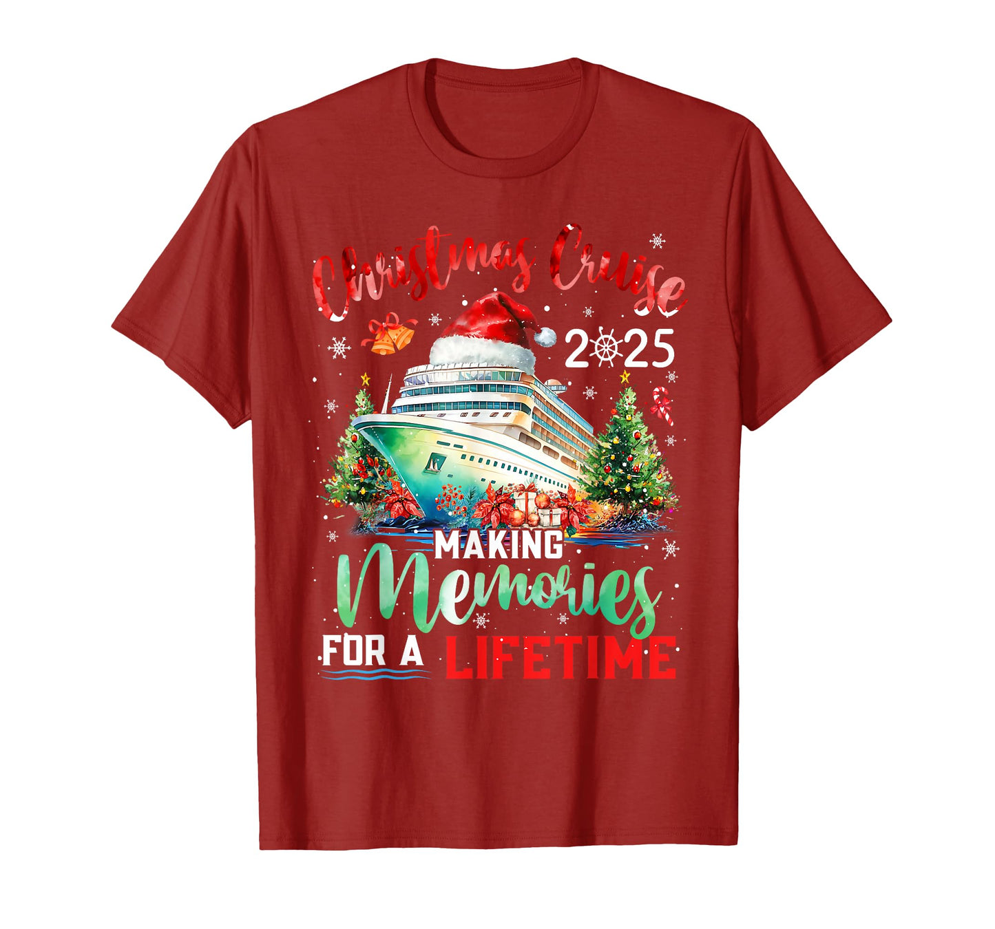 Christmas Cruise 2025 Making Memories for A Lifetime Holiday T-Shirt
