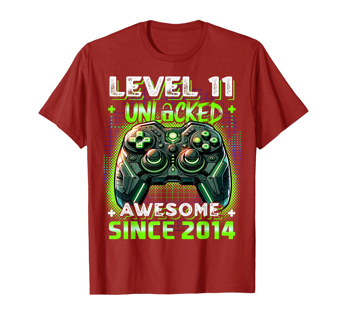 11th Birthday Boy Level 11 Gamer 11 Year Video Game Party T-Shirt