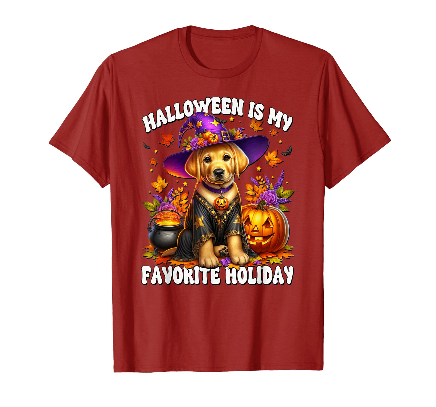 Halloween is My Favorite Holiday for Golden Retriever Mom T-Shirt