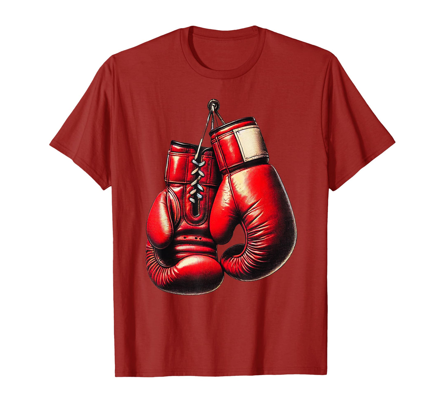 Boxing Gloves Red Boxing Sport Boxer Kickboxing T-Shirt