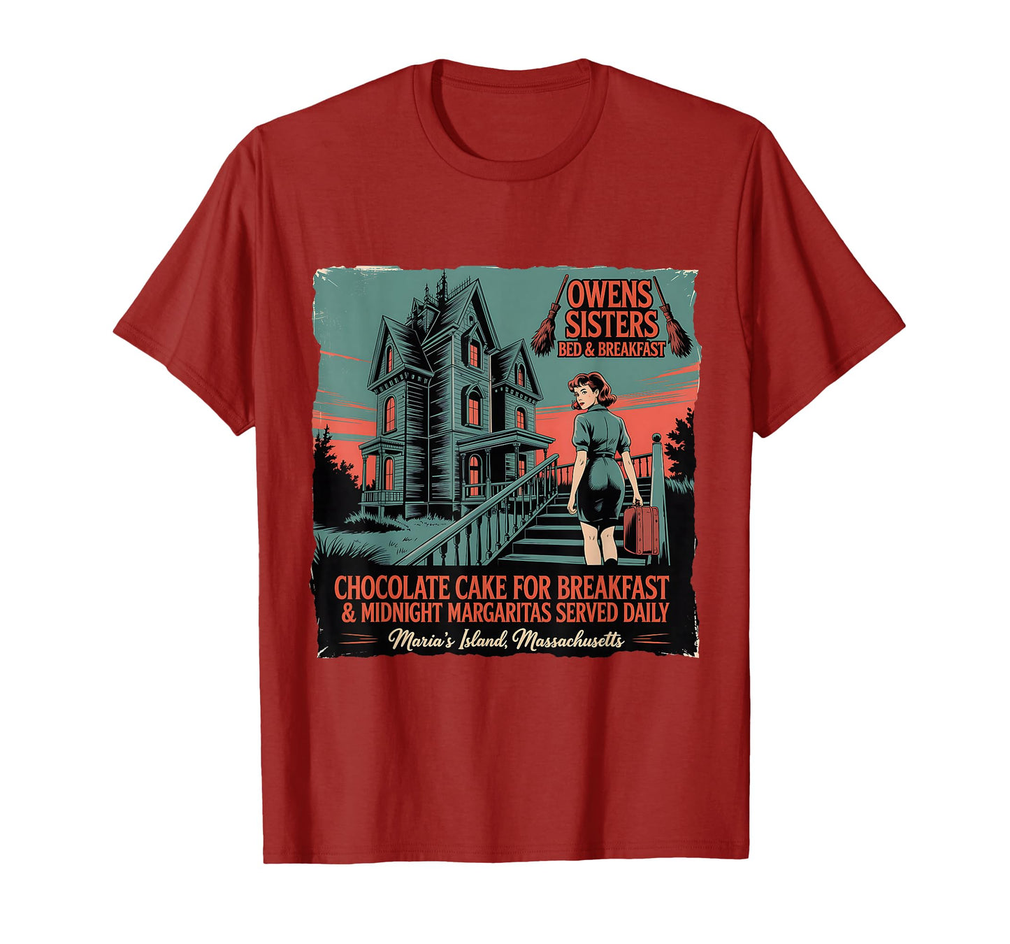 Witch Magic Practical Magic Witchy Halloween Love Vintage T-Shirt