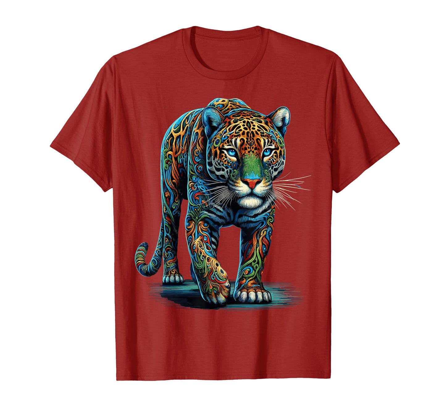Jaguar Colorful Animal Zoo Jaguars T-Shirt
