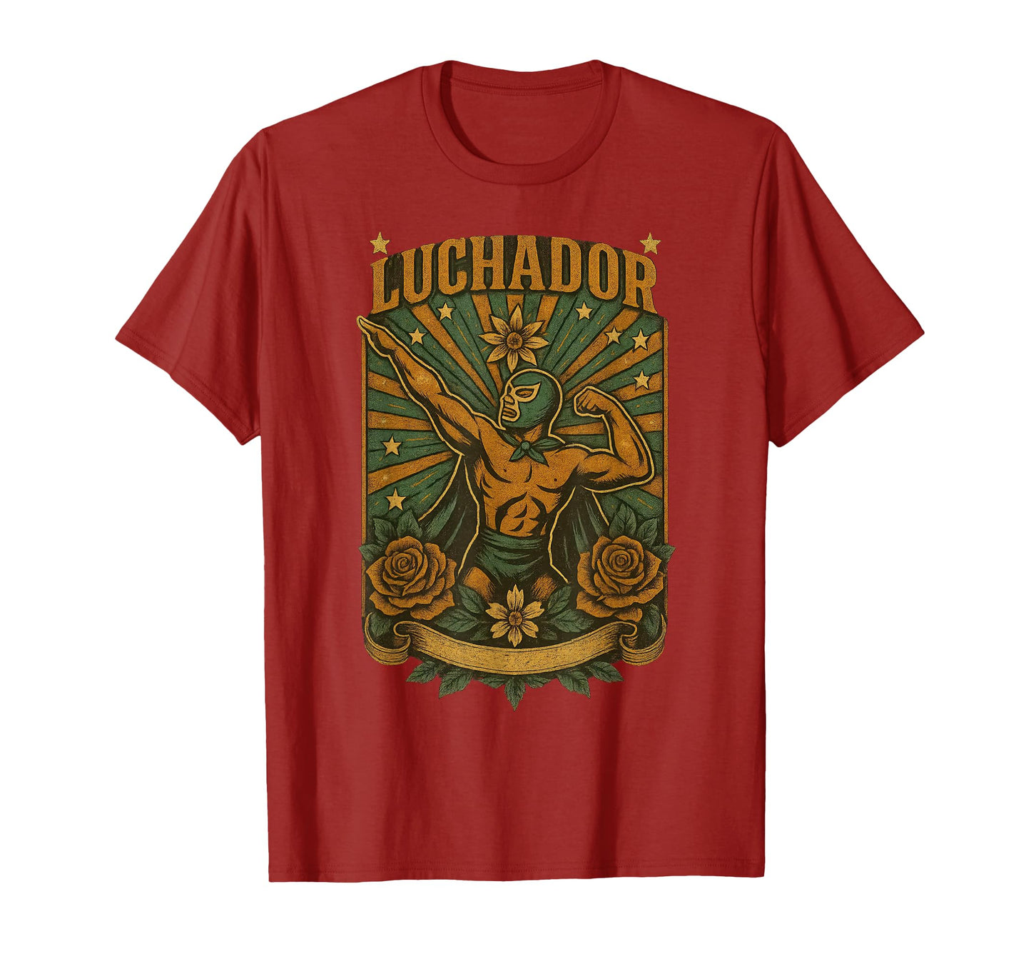 Vintage Luchador Lucha Libre Mexican Wrestling T-Shirt