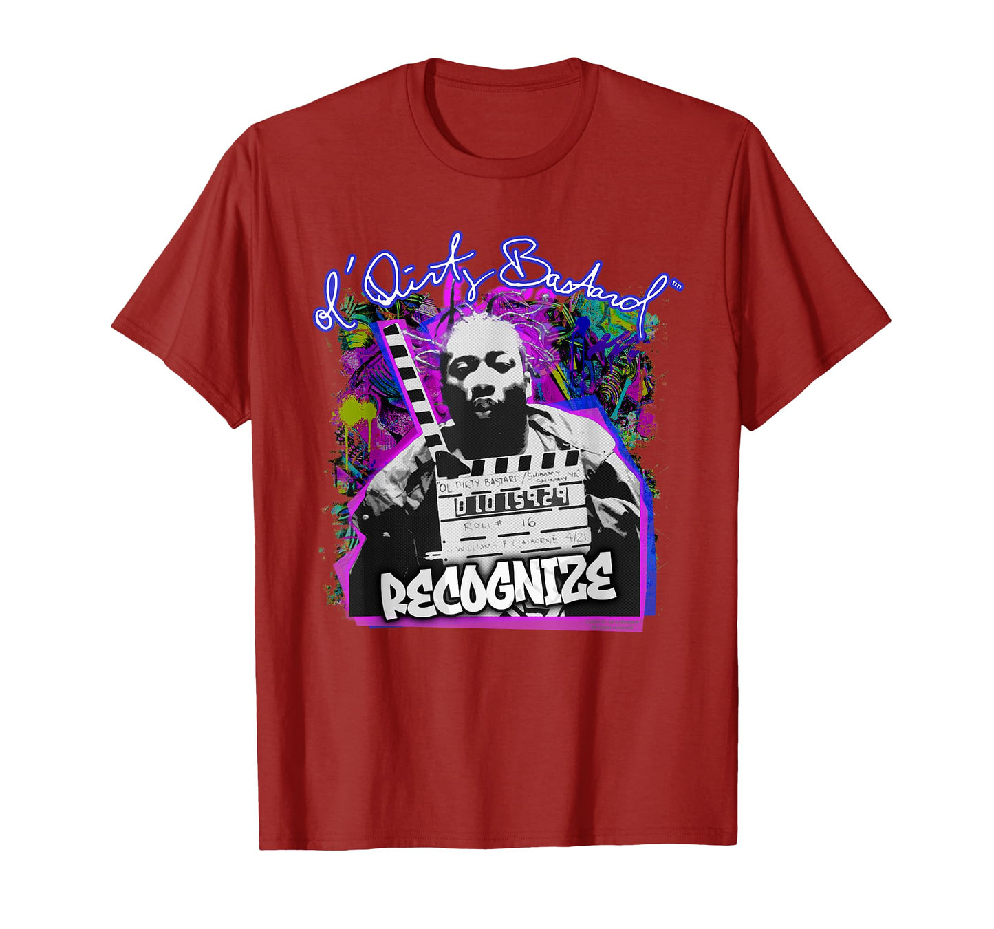 ODB Ol Dirty Ba--ard Recognize Graff Vintage Hip Hop Rap T-Shirt