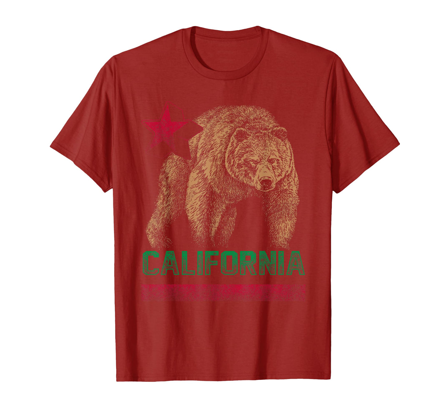 California Bear Republic Vintage Tee Shirt T-Shirt - Cali T-Shirt