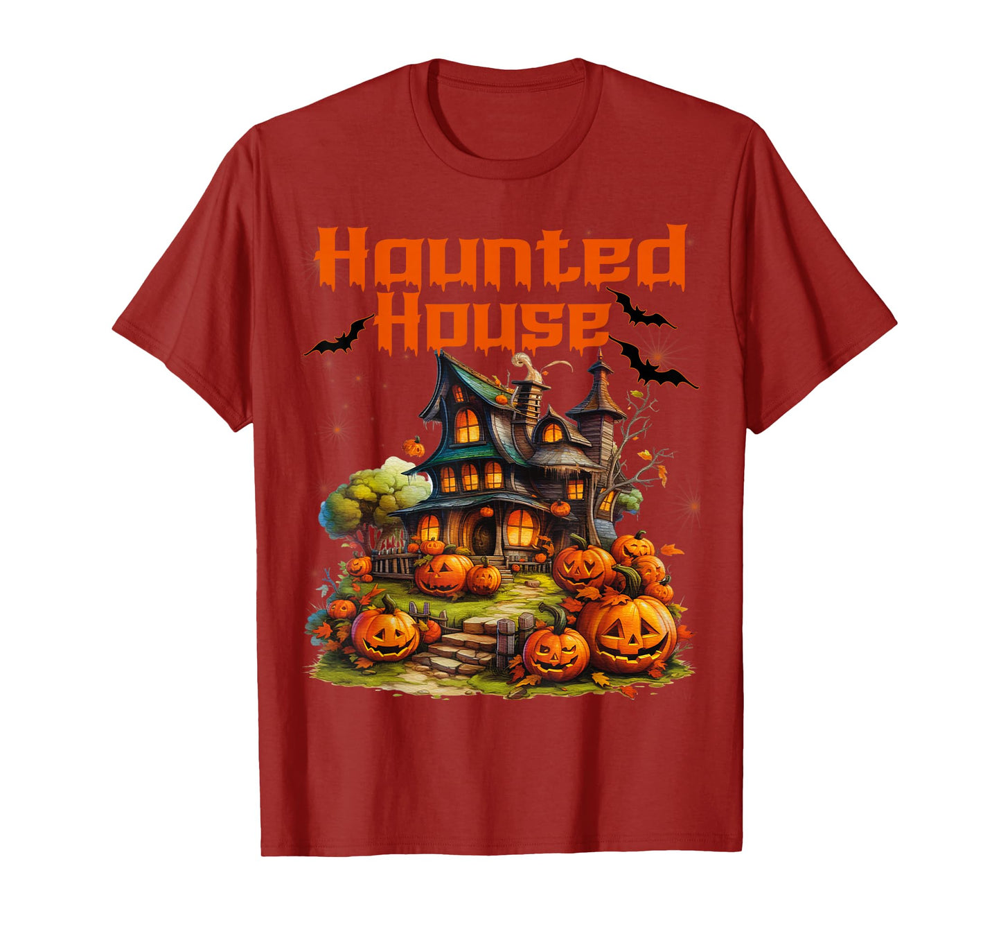 Halloween Haunted House .Halloween Witch House T-Shirt