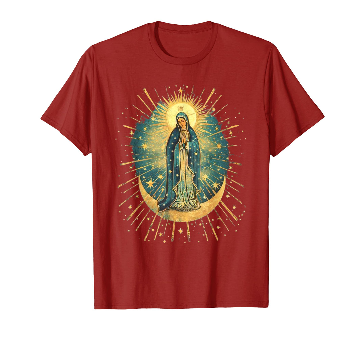Our Lady De Guadalupe Sant Mary For Christians, Catholics T-Shirt