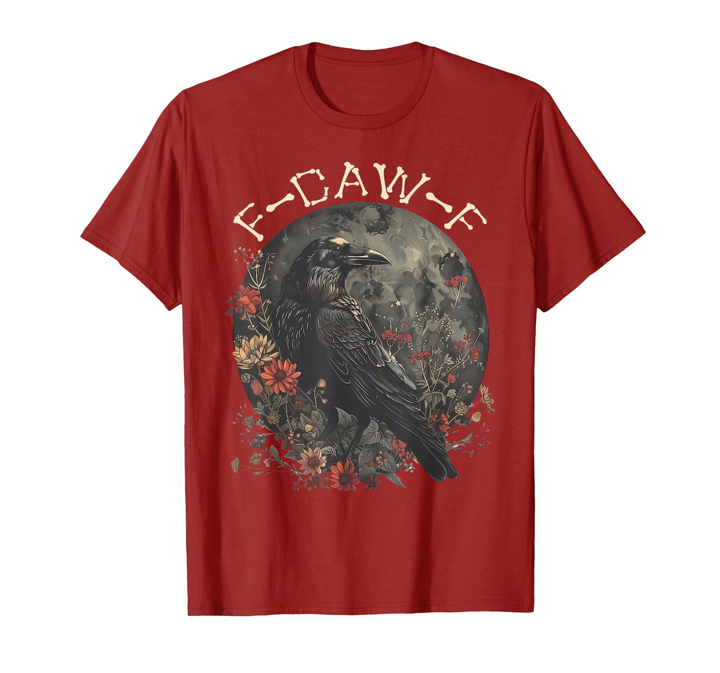 Funny F Caw F Raven Bird Saying Graphic T-Shirt