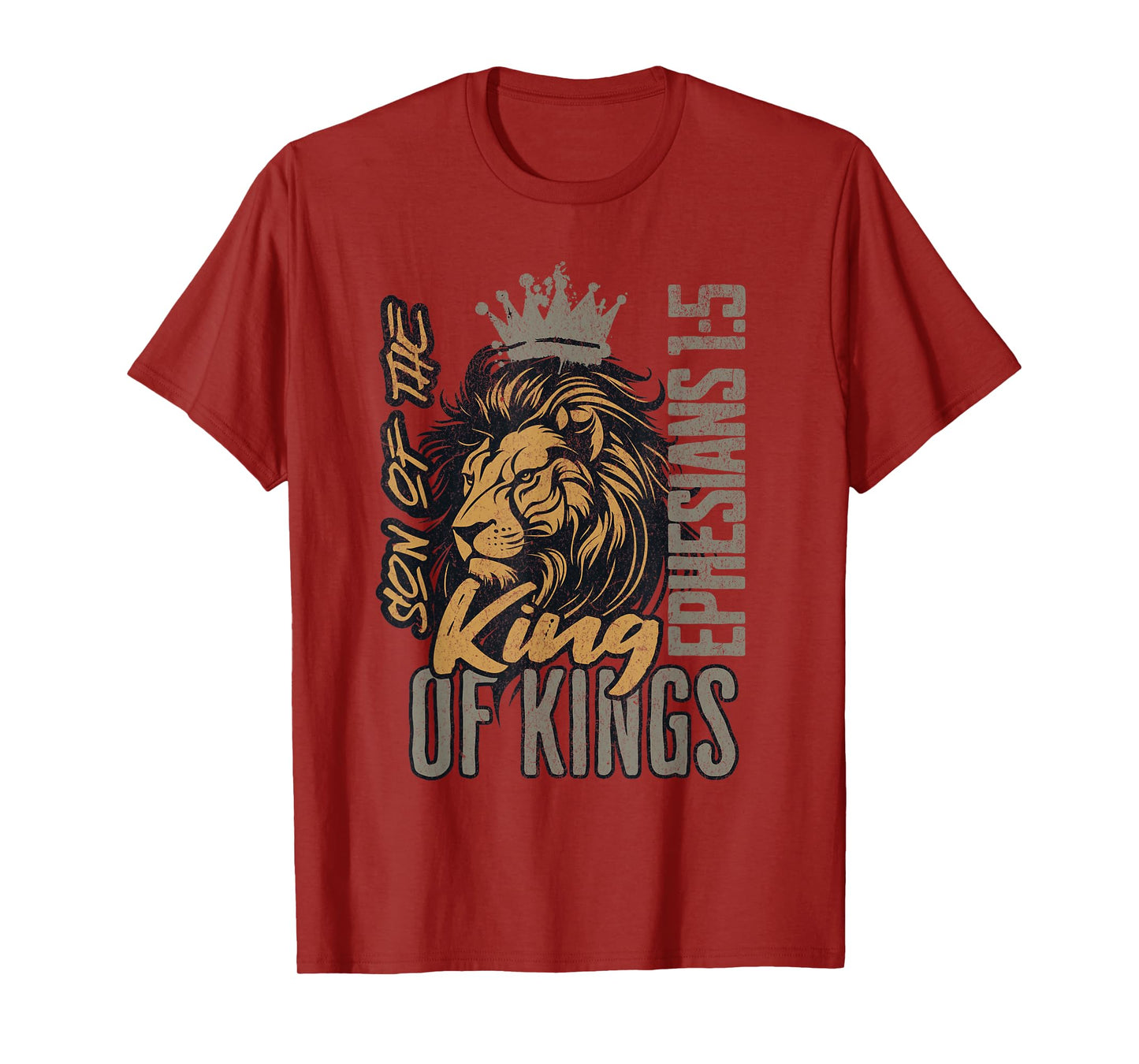 Christian Son of King Kings Lion of Judah Scripture Bible T-Shirt