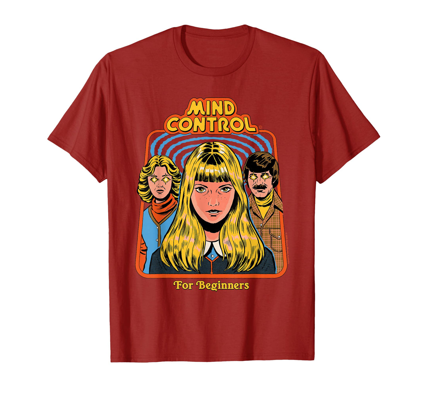 Mind Control Sarcastic Retro Vintage Funny Adult Humor T-Shirt
