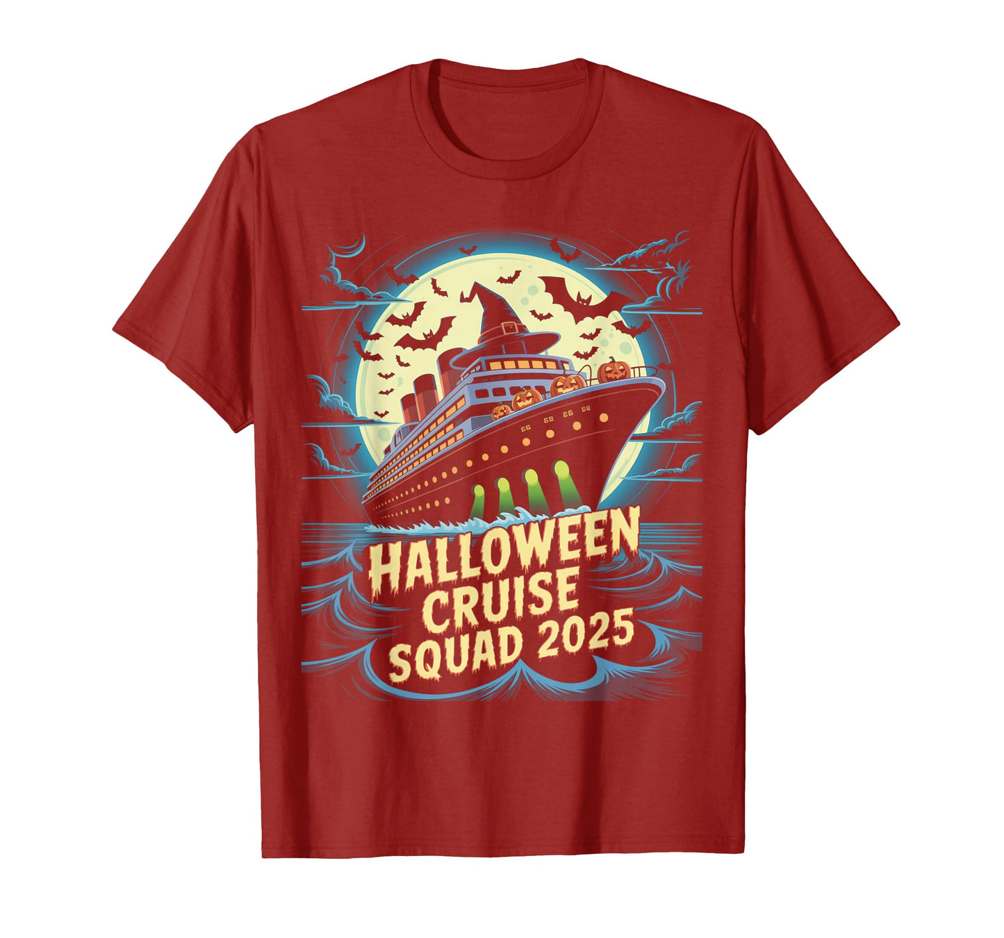Halloween Cruise Squad 2025 Spooky Party Spooky Halloween T-Shirt