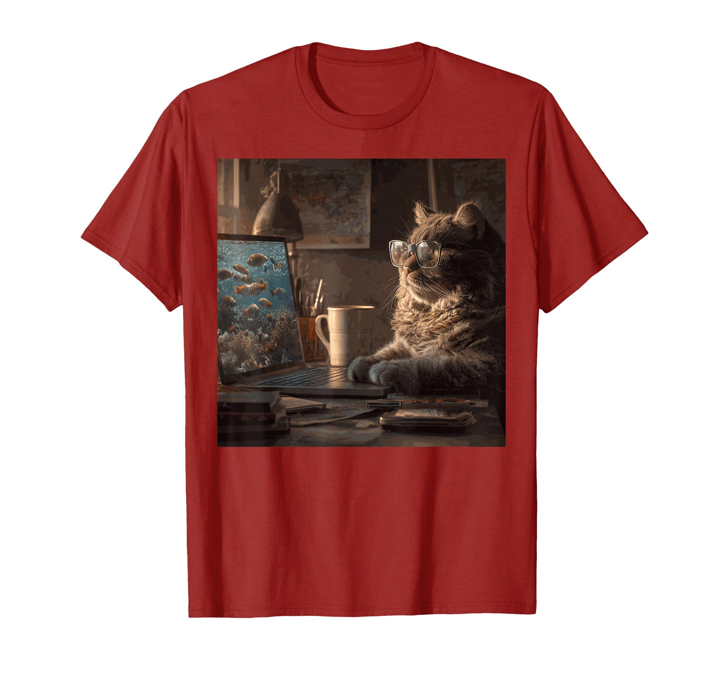 Funny Graphic Cat Humorous Funny T-Shirt