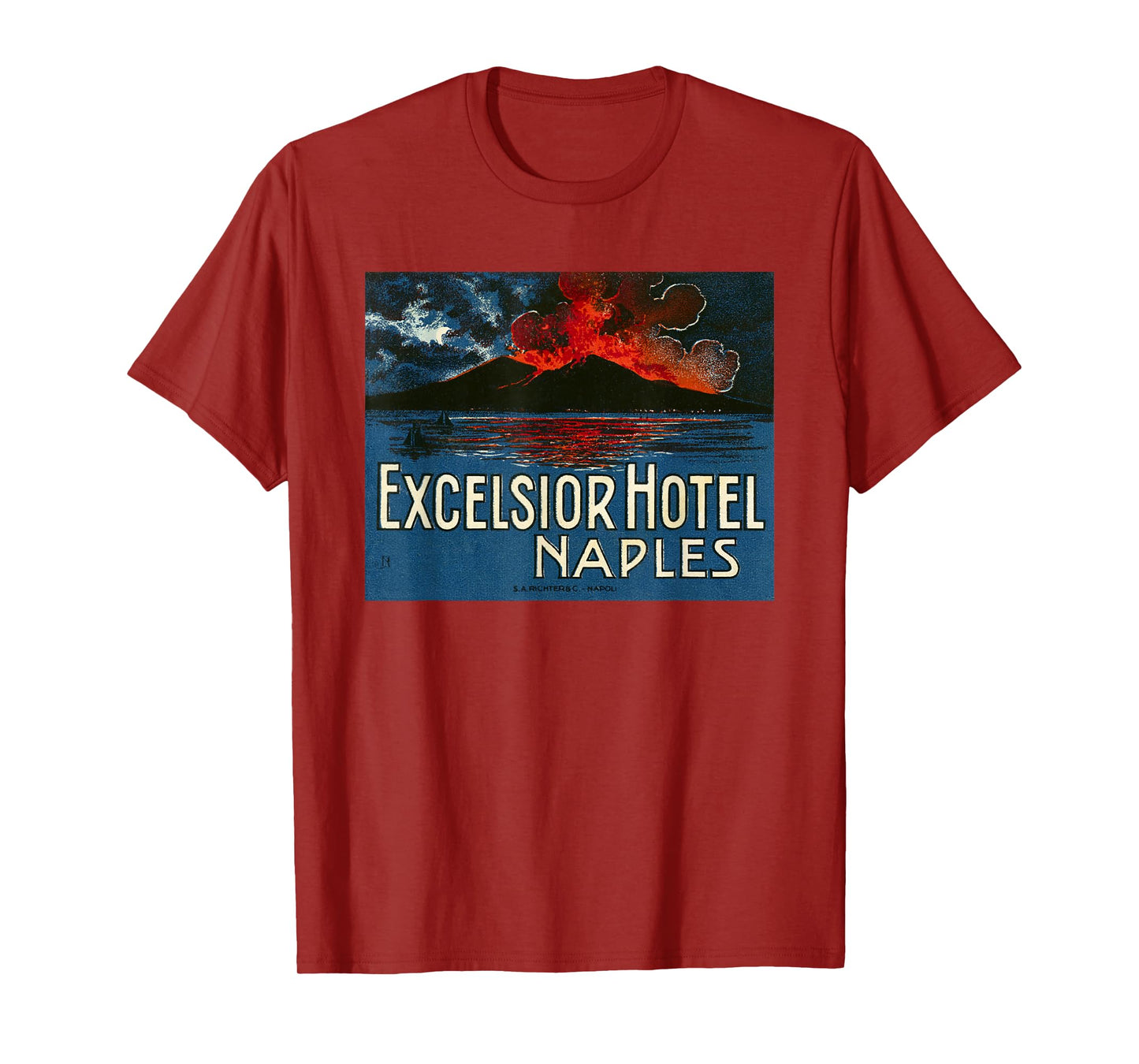 Excelsior Hotel Naples – Vintage Italy Coastal Design T-Shirt