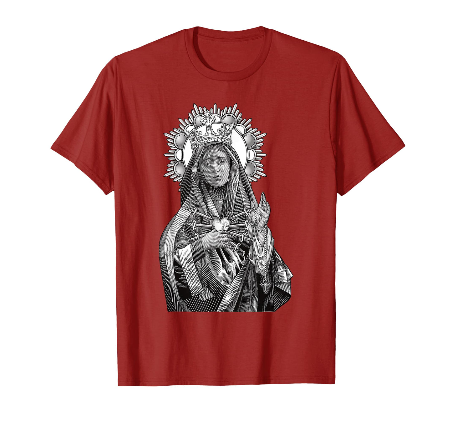 Mater Dolorosa Our Lady of Sorrows Virgin Mary Catholic T-Shirt