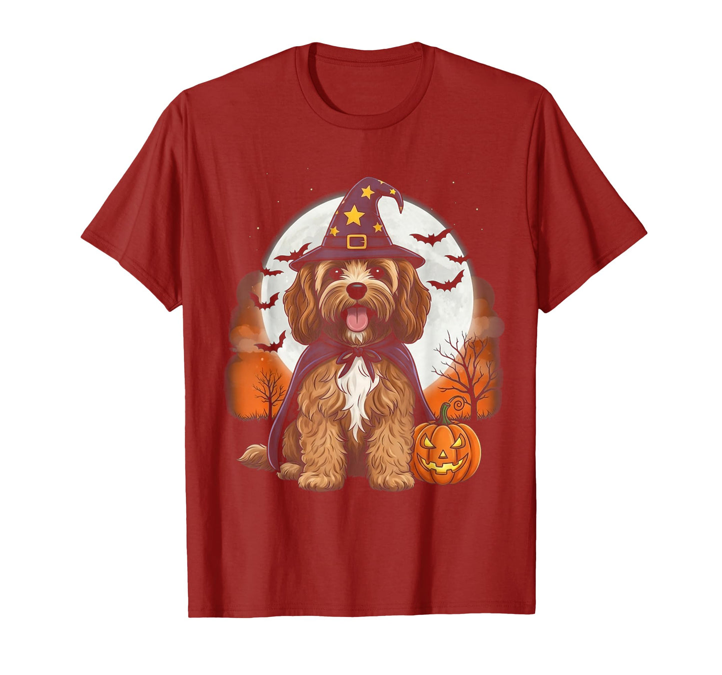 Cute Cavapoo Dog Halloween Costume Toddler Kids Men Women T-Shirt