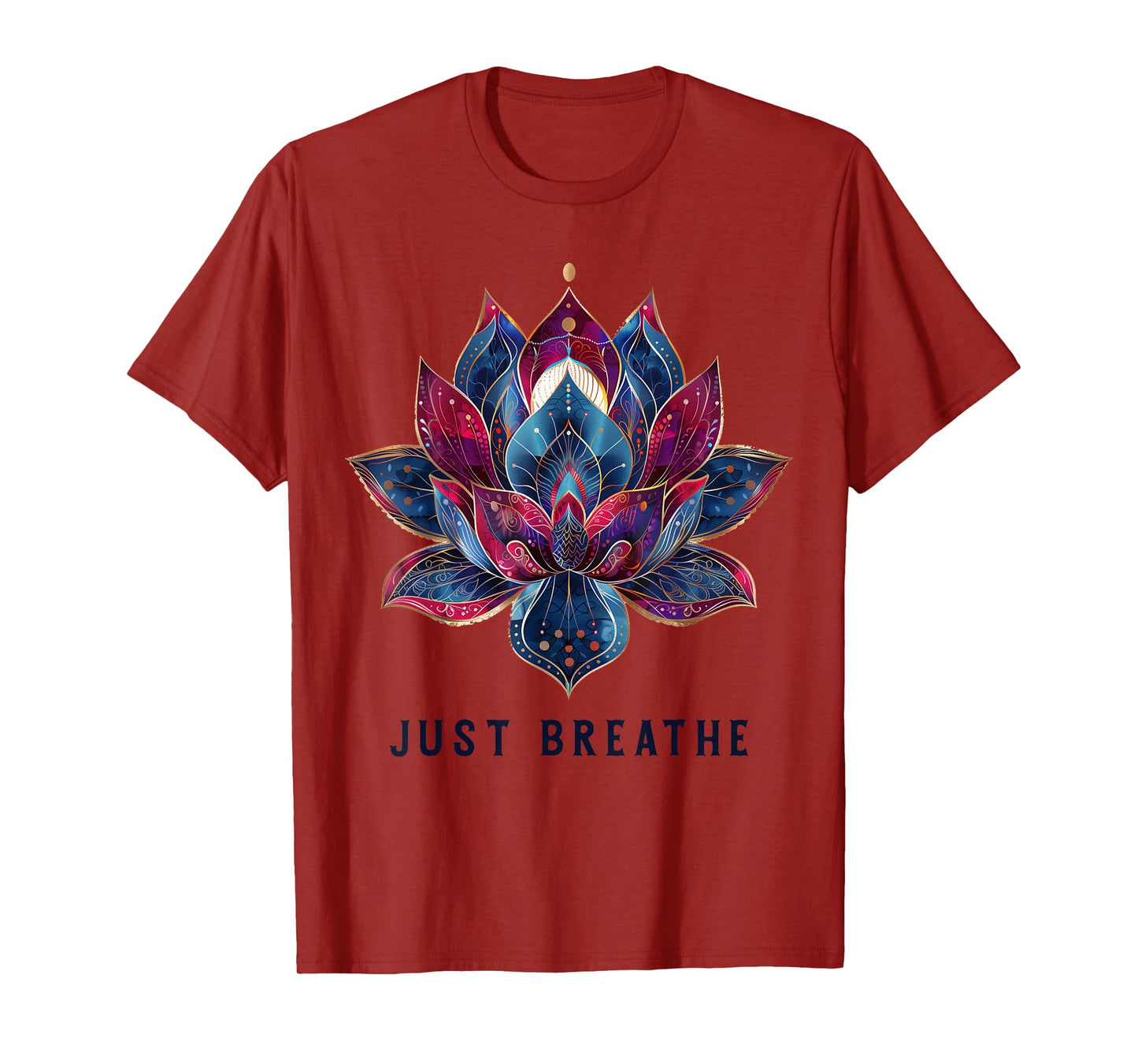 Yoga Lotus Flower Zen Buddhism Buddhist Buddha Meditation T-Shirt