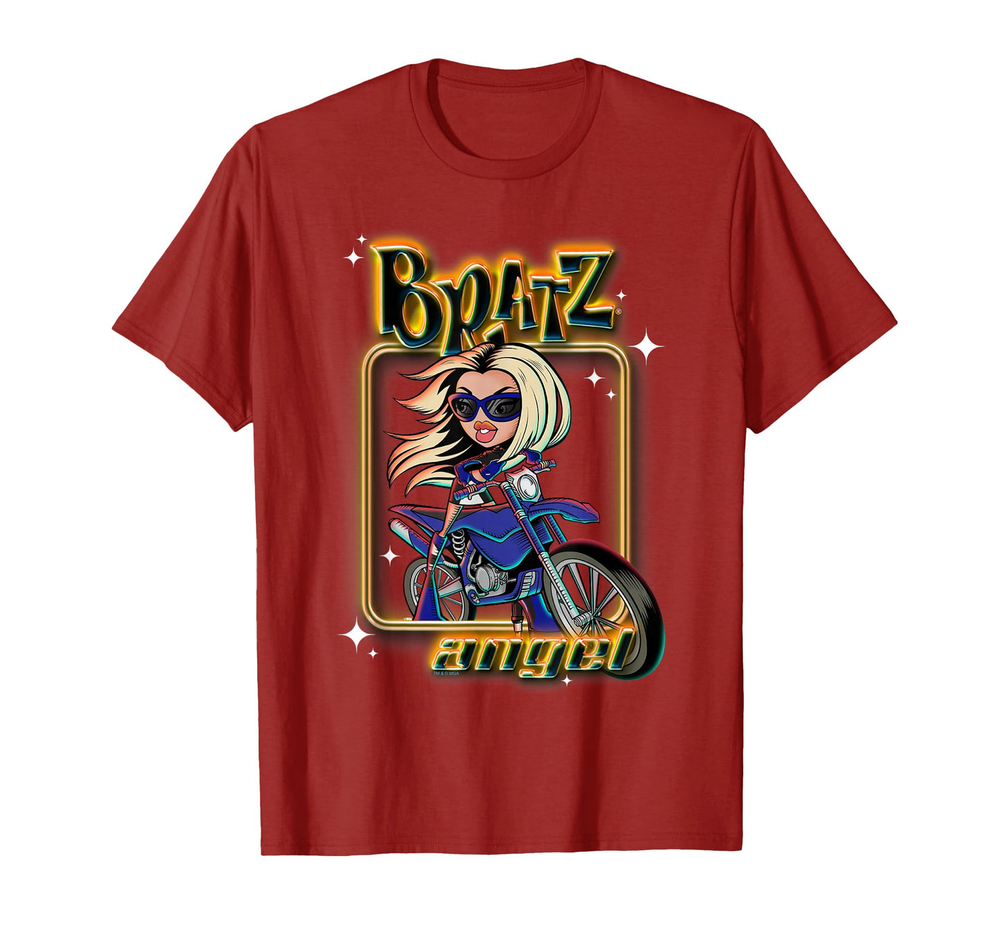 Bratz Angel Cloe Vintage Biker Sassy Portrait T-Shirt