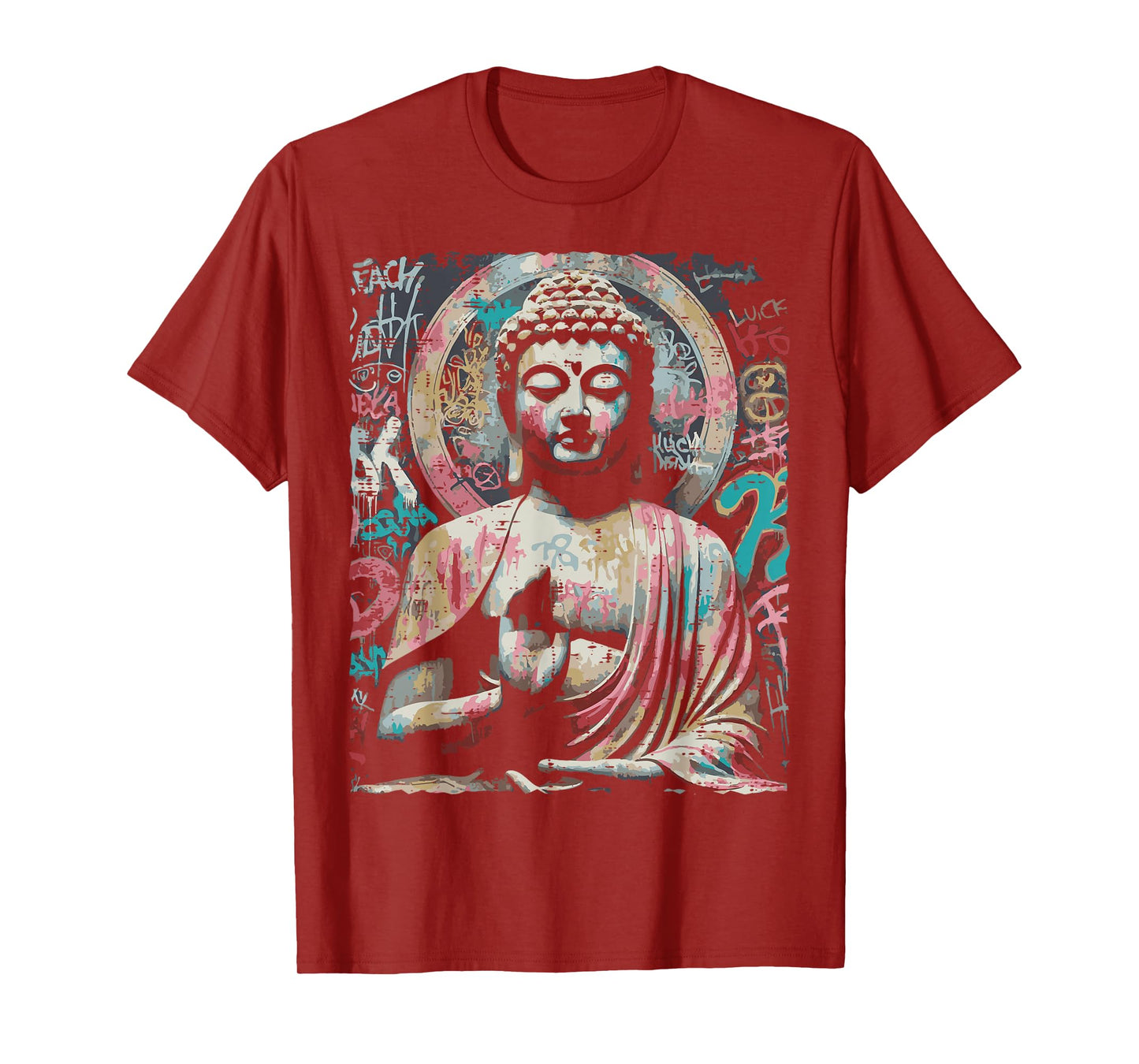 Street Wear Buddha Graffiti Vintage Meditation Men Women Kid T-Shirt