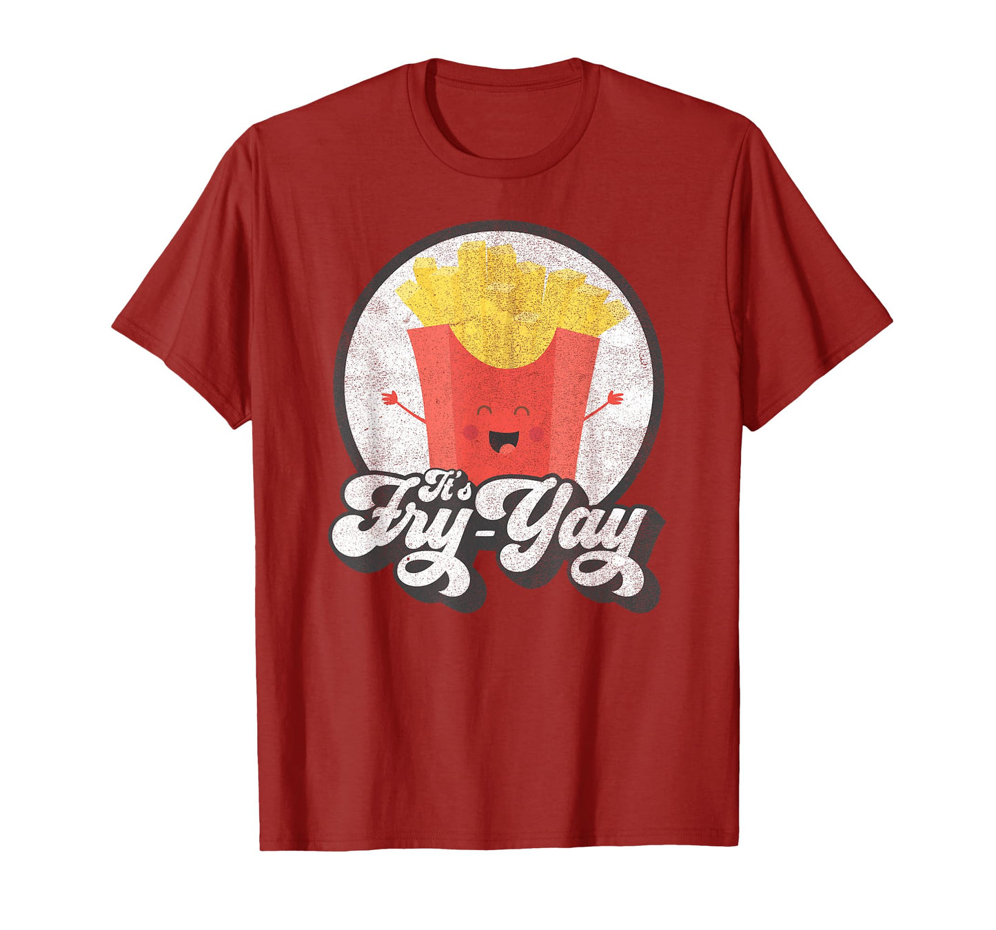 It's Fry-Yay T-Shirt - Retro Distressed T-Shirt