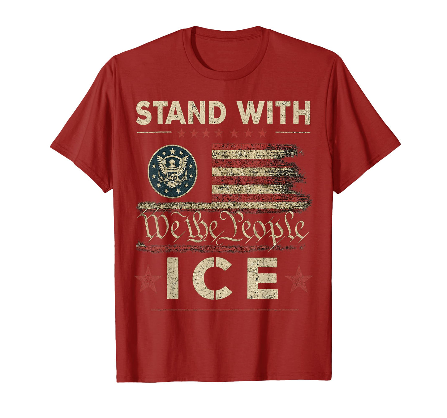 I Support ICE Vintage ICE Enjoy Deportation T-Shirt