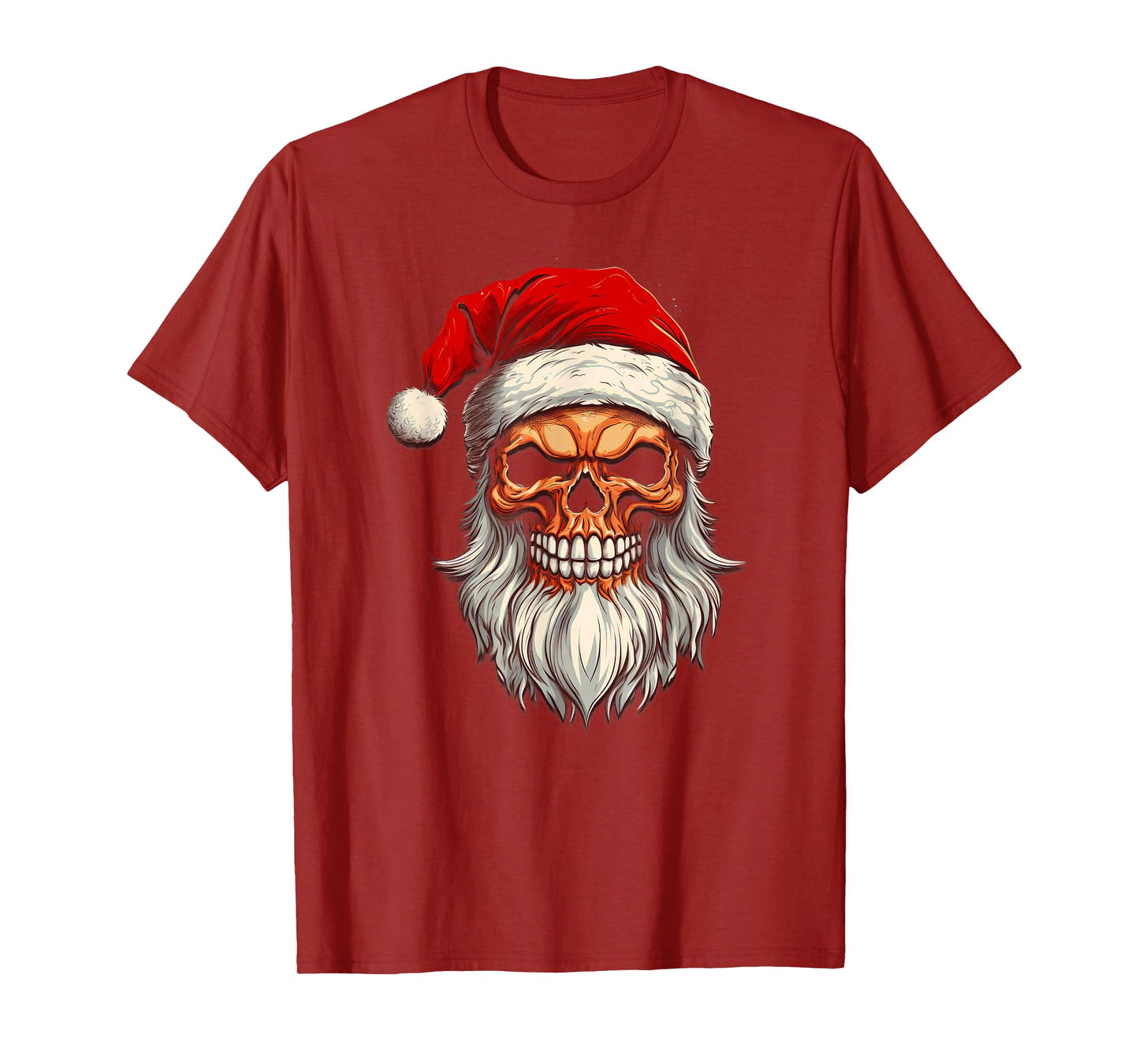 Scary Christmas Santa Claus Graphic Funny Christmas T-Shirt