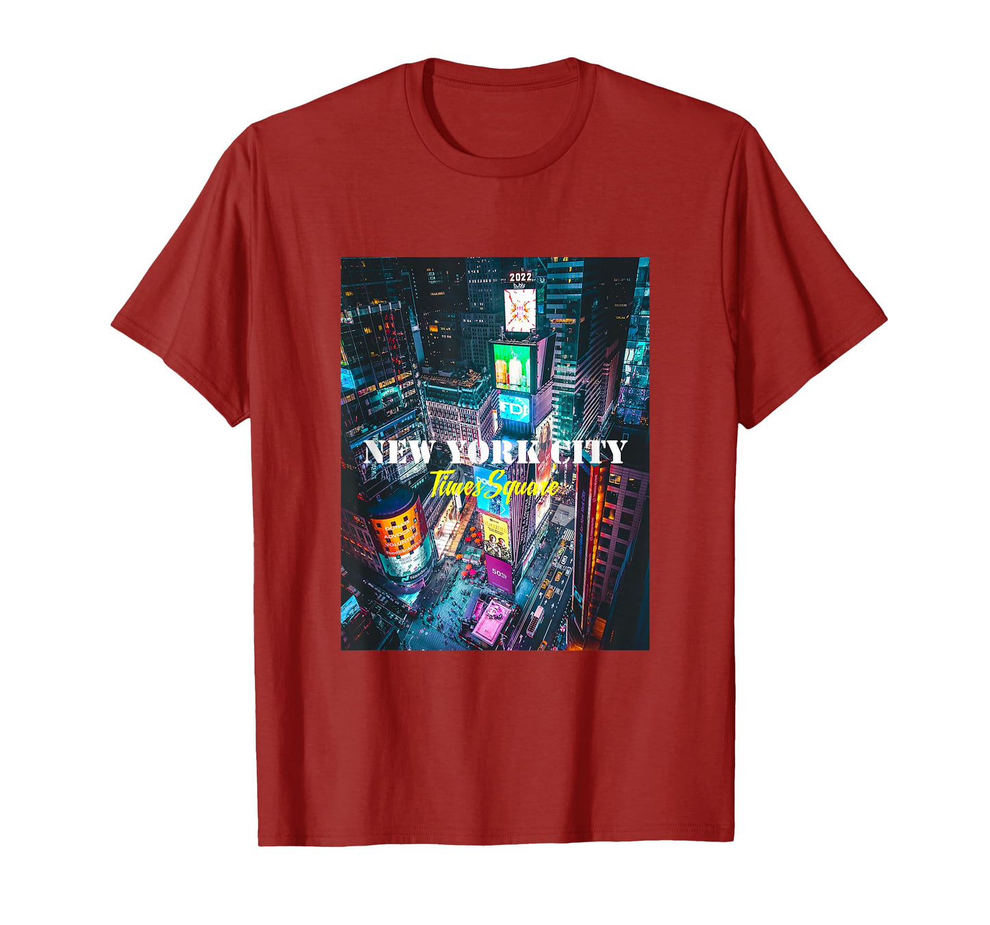 Cool New Year Eve in New York City Times Square Illustration T-Shirt