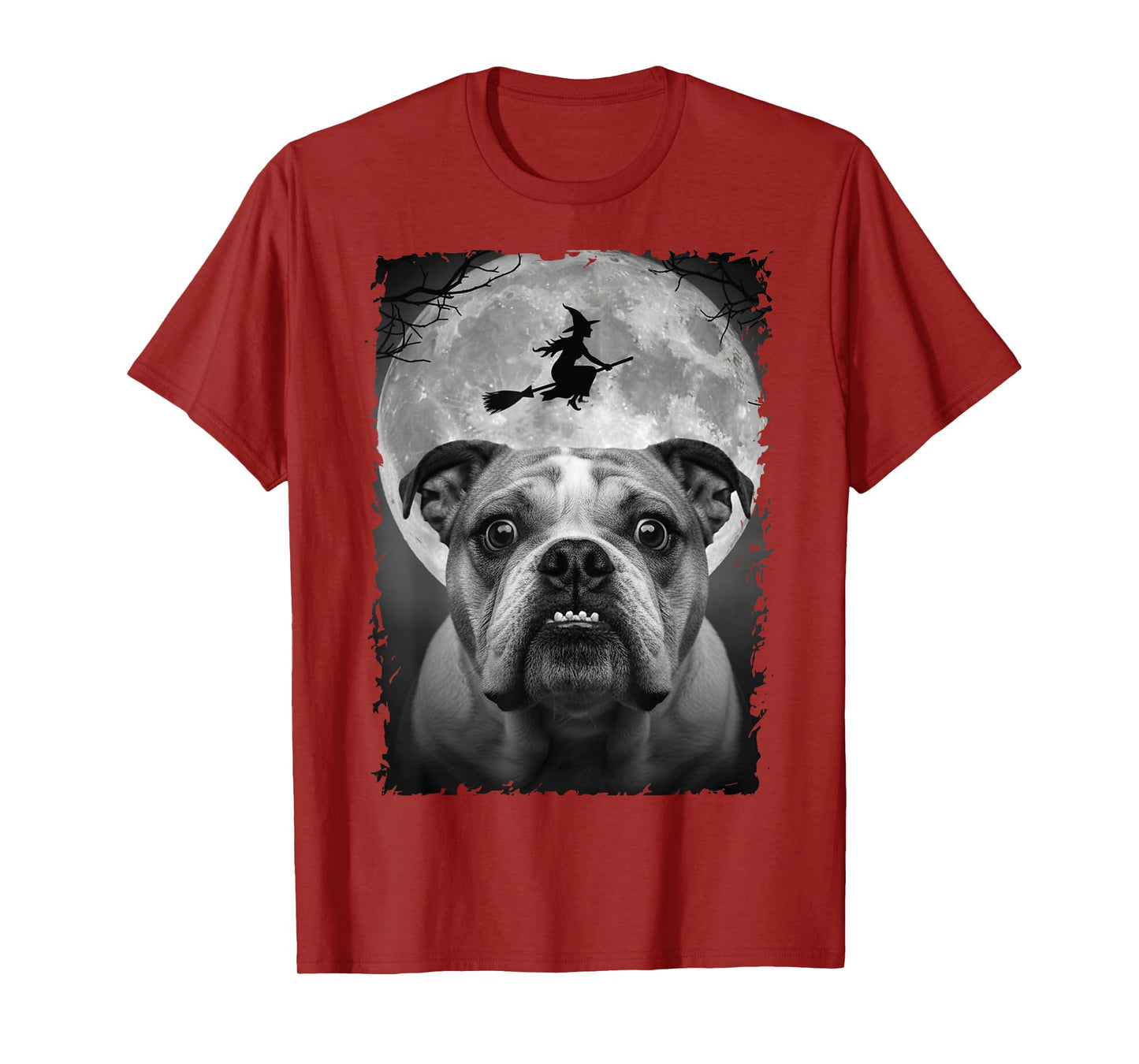 French Bulldog Halloween French Bulldog Witch Dog Mom T-Shirt
