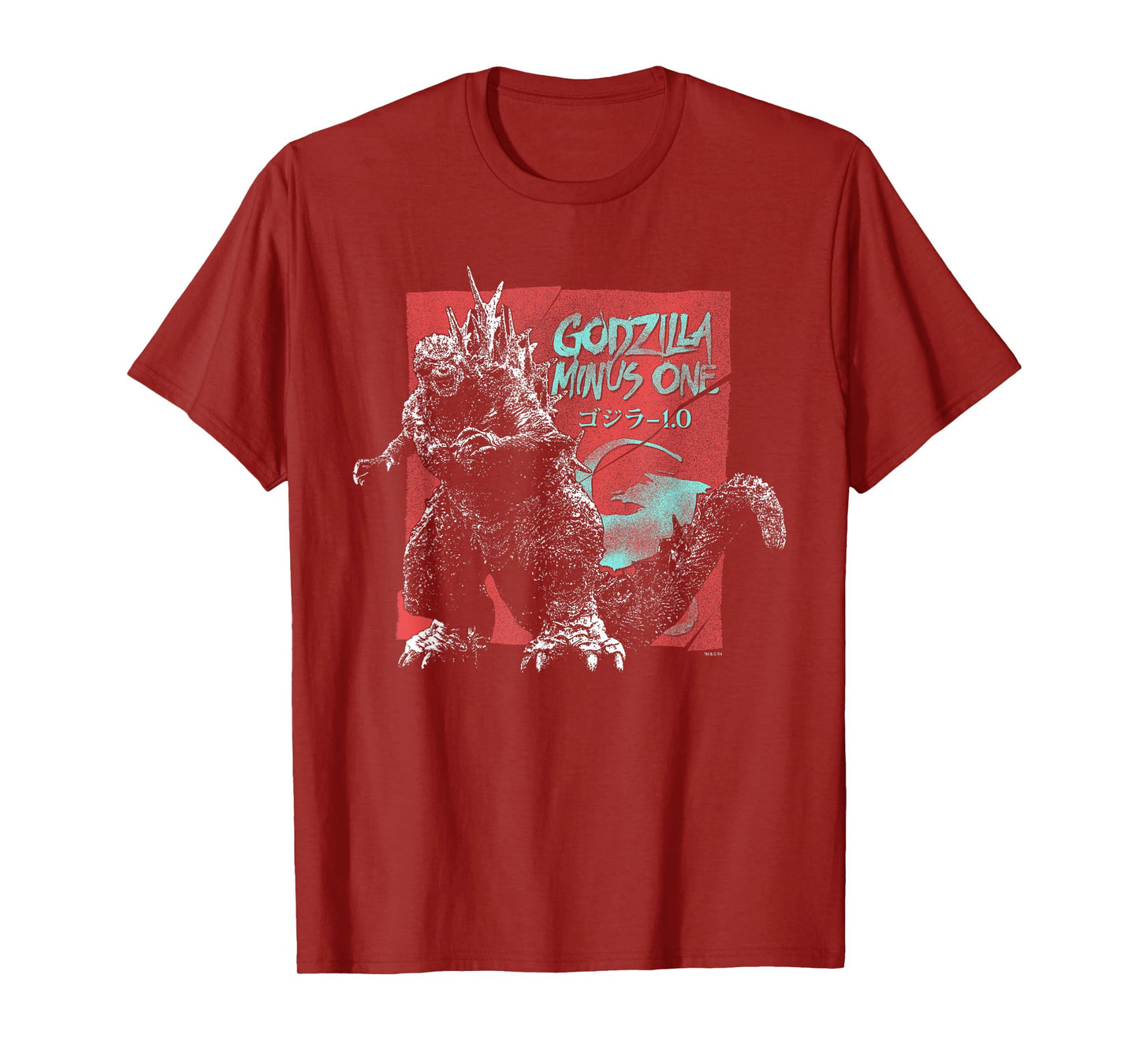 Godzilla Minus One Vintage Torn Movie Ad Godzilla Movie T-Shirt