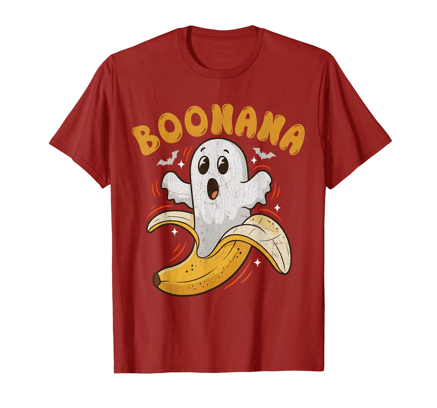 Boonana Ghost Banana Funny Halloween Costume Funny Design T-Shirt