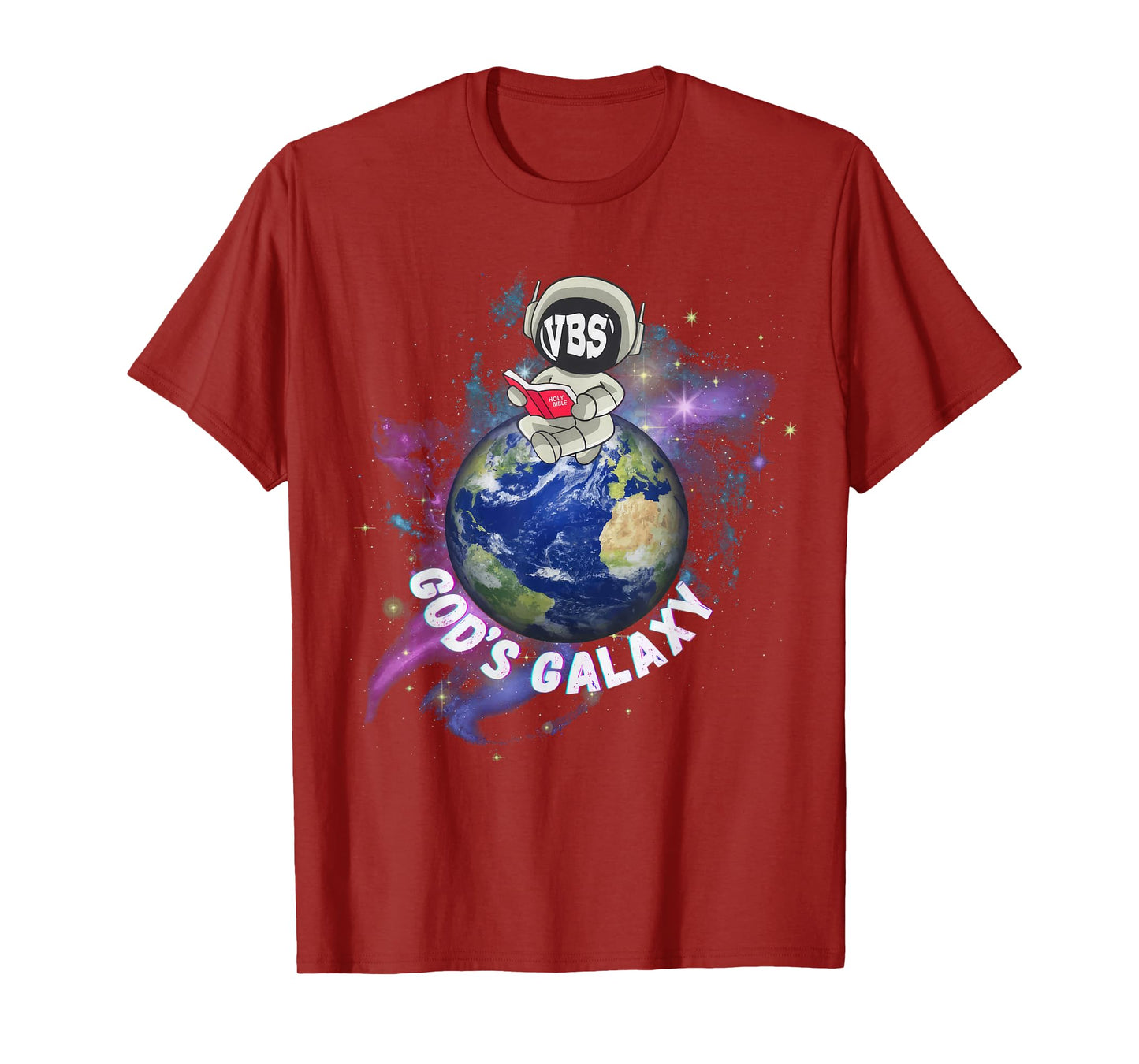 VBS 2024 God's Galaxy Astronaut Outer Space Bible Christian T-Shirt