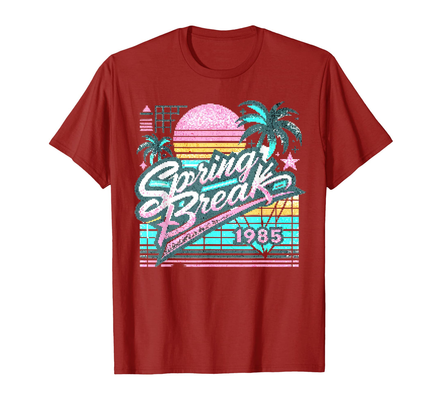 Spring Break 1985 80s Retro Party Wear T-Shirt