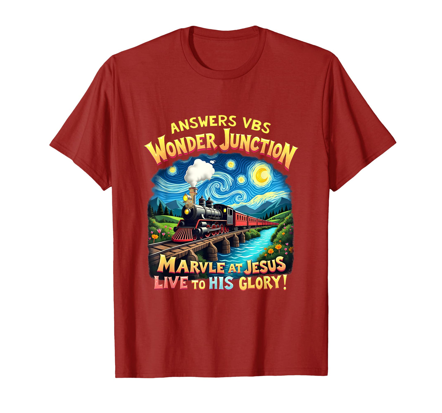 Camp Junction His Glory Jesus VBS 2025 Wonder T-Shirt