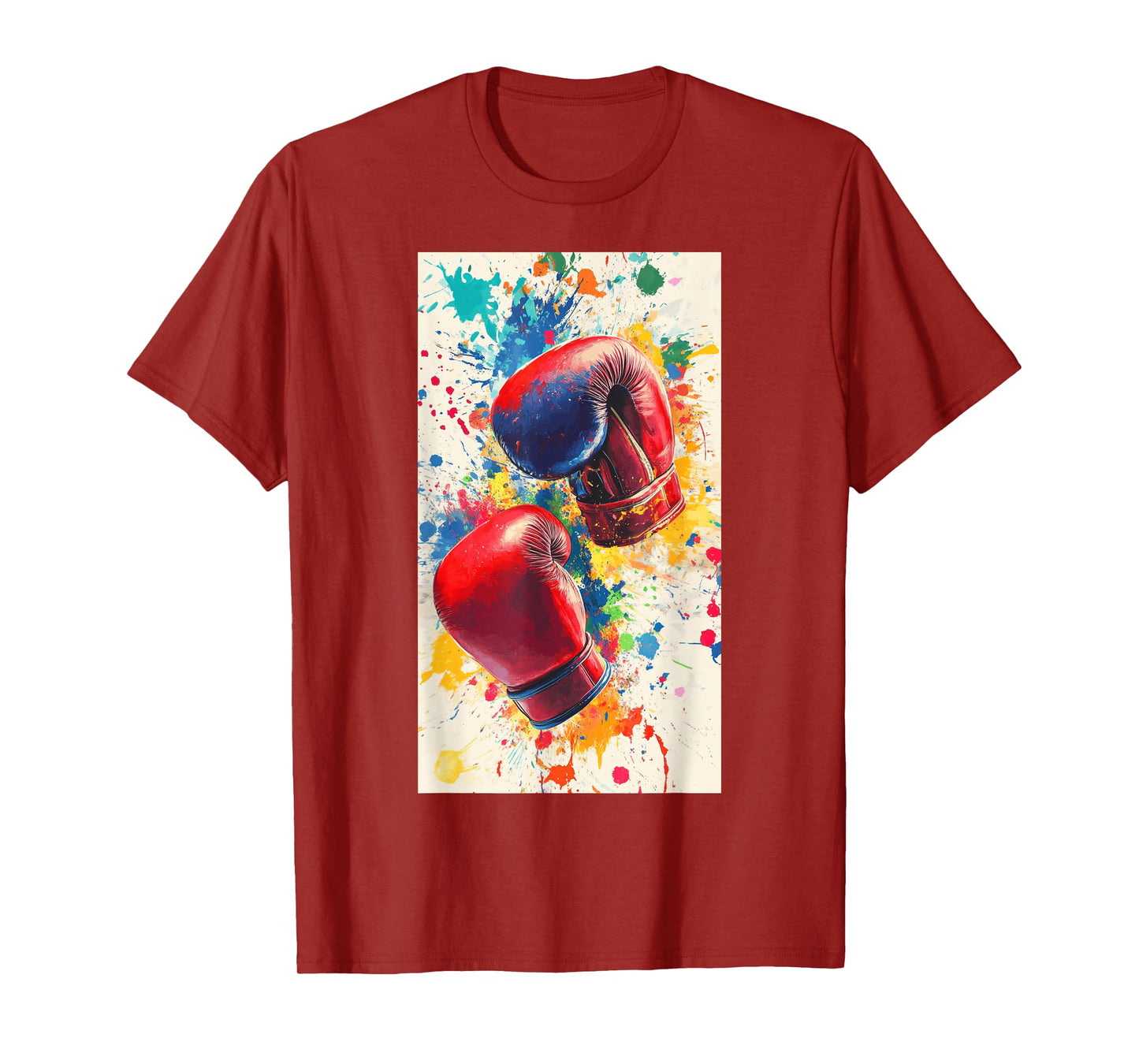 Boxing Gloves Sport Boxer Prompt Fitness Gym T-Shirt