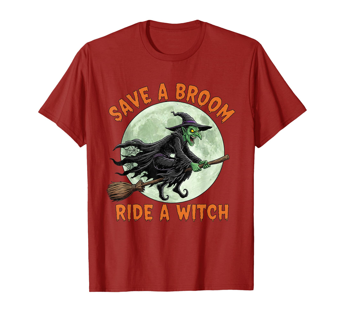 Halloween Halloween Witches Save A Broom Ride A Witch T-Shirt