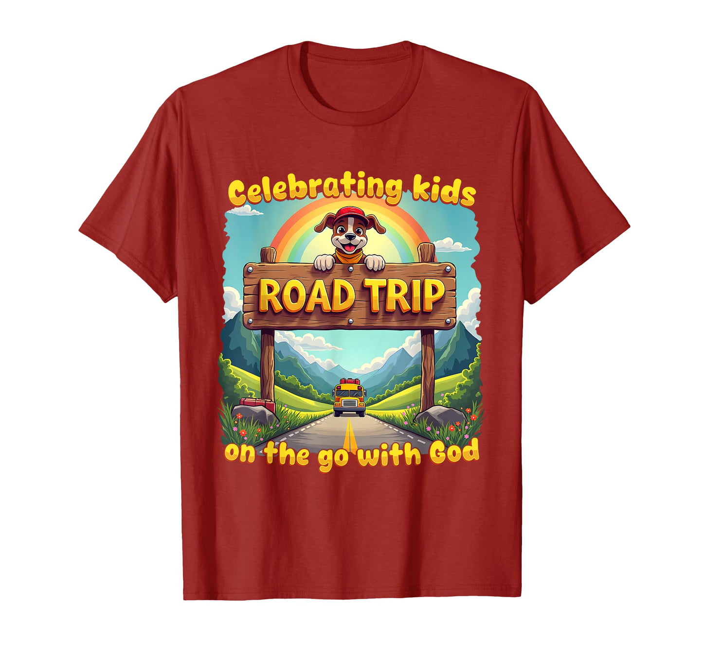 Kids On The Go Christian VBS 2025 Road Trip Celebrating T-Shirt