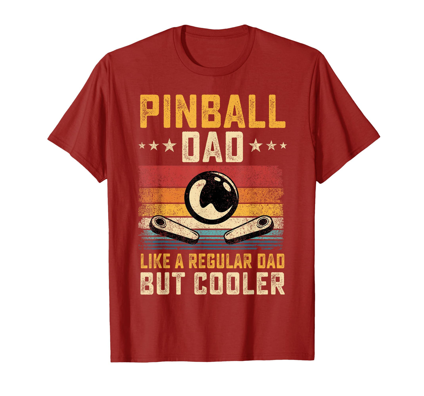 Pinball Dad Like Regular Dad But Cooler Father's Day T-Shirt