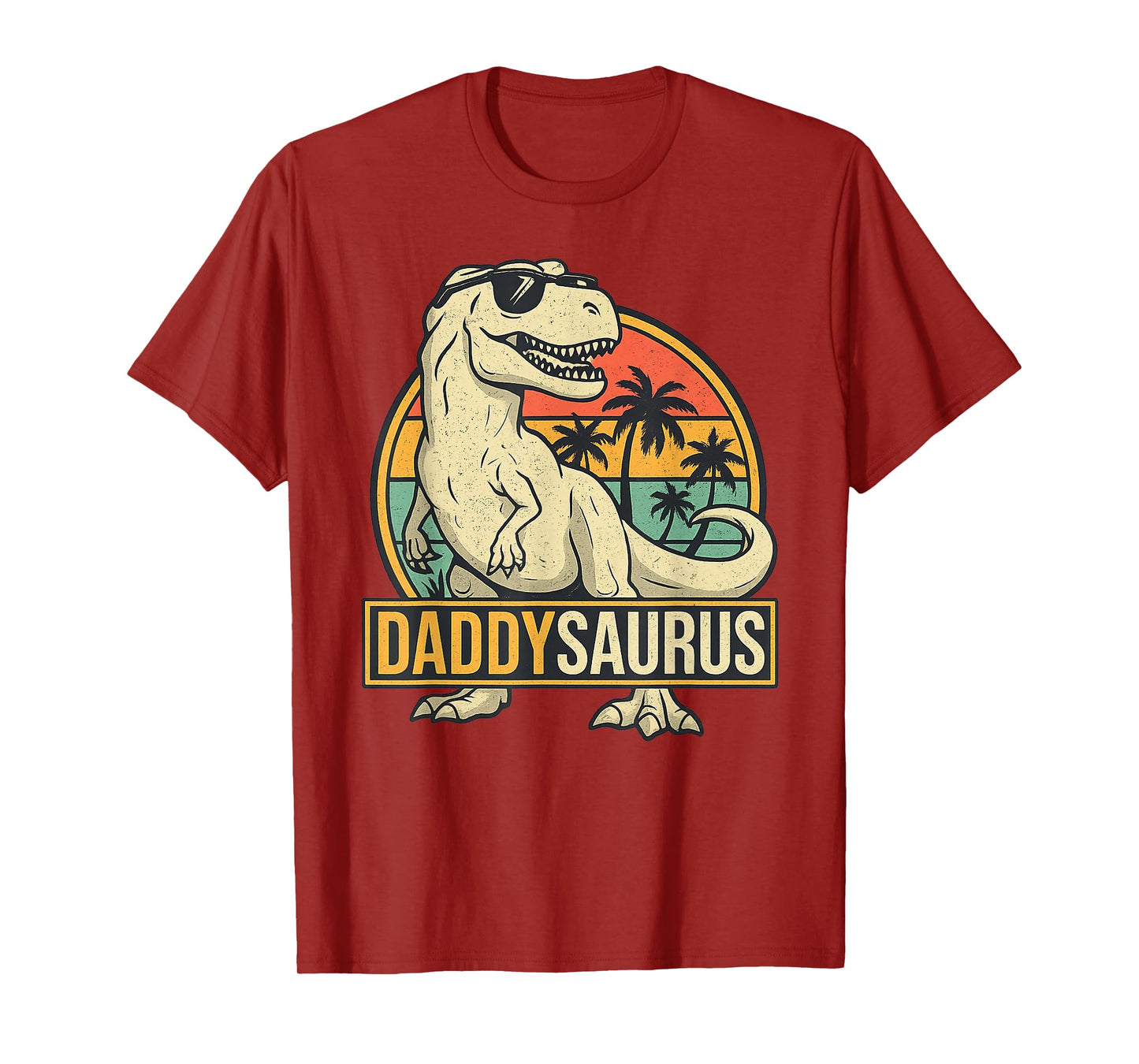 Daddysaurus T Rex Dinosaur Daddy Saurus Family Matching T-Shirt