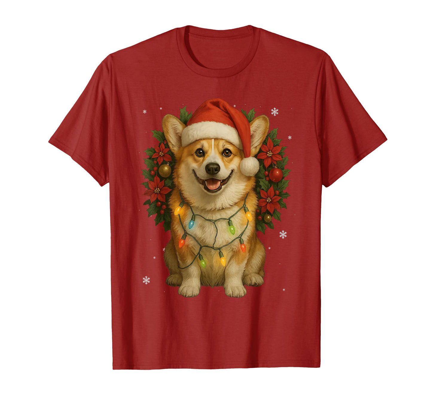 Cute Corgi Mistletoe Christmas Animal Xmas Dog Holidays T-Shirt
