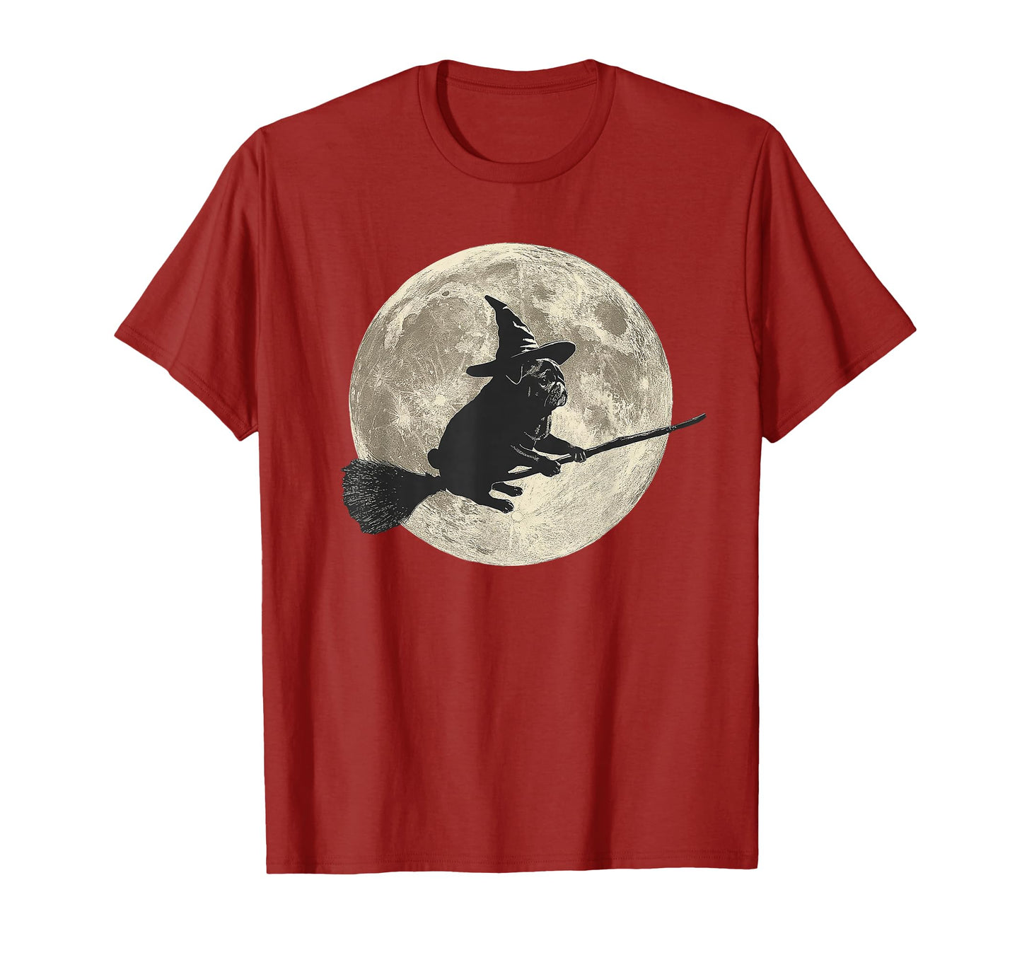 Halloween Pug Moon T-Shirt