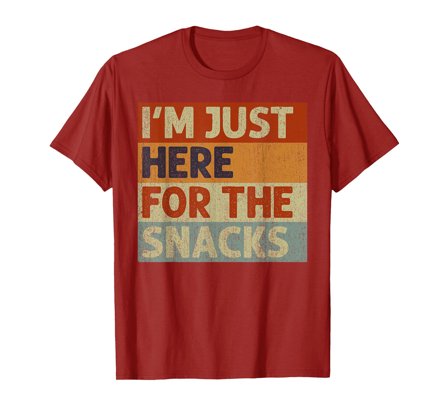 I'm Just Here For The Snacks Funny Saying Toddler Kids T-Shirt