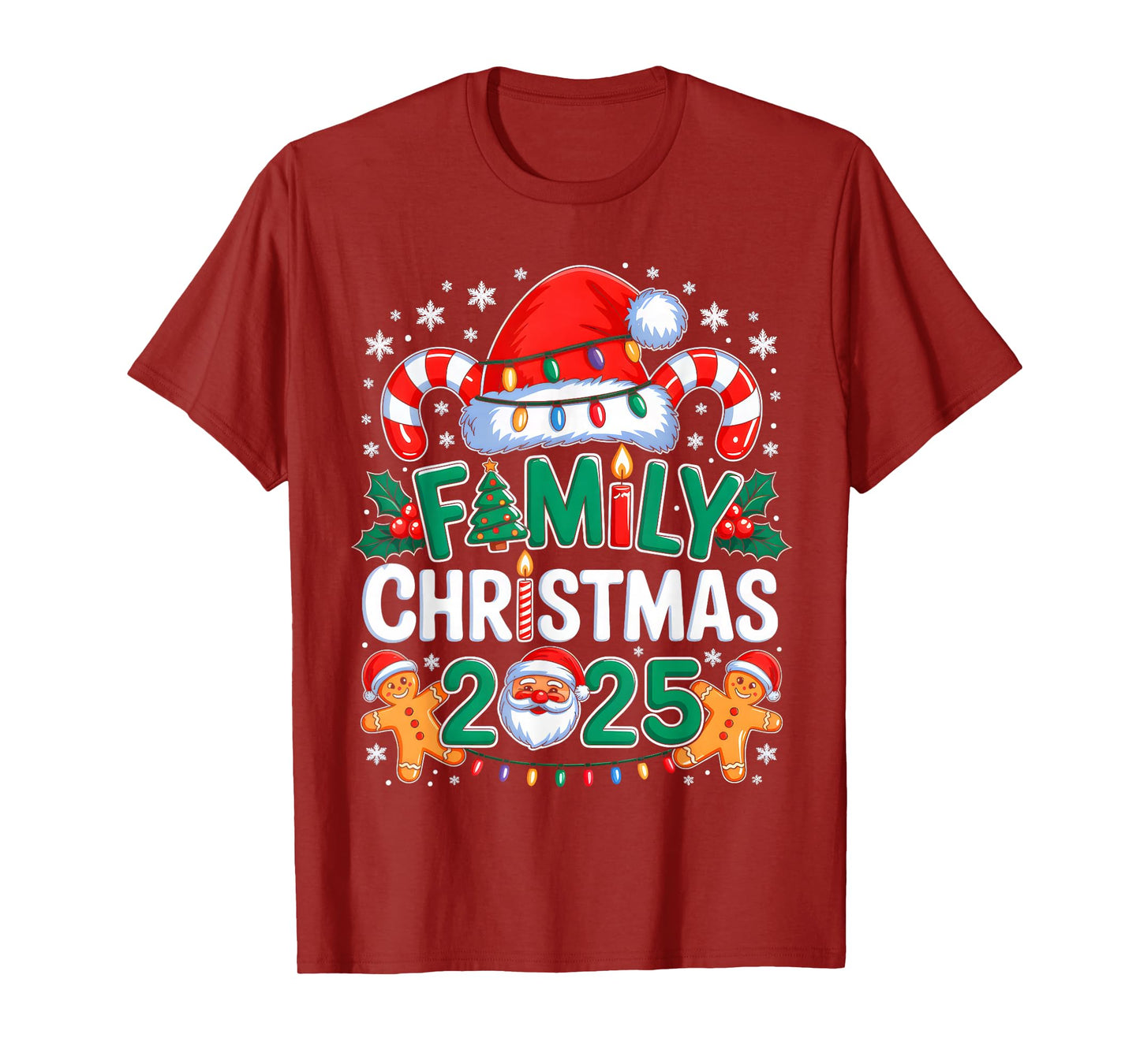 Christmas 2025 Family Matching Xmas Team Santa Squad 2025 T-Shirt