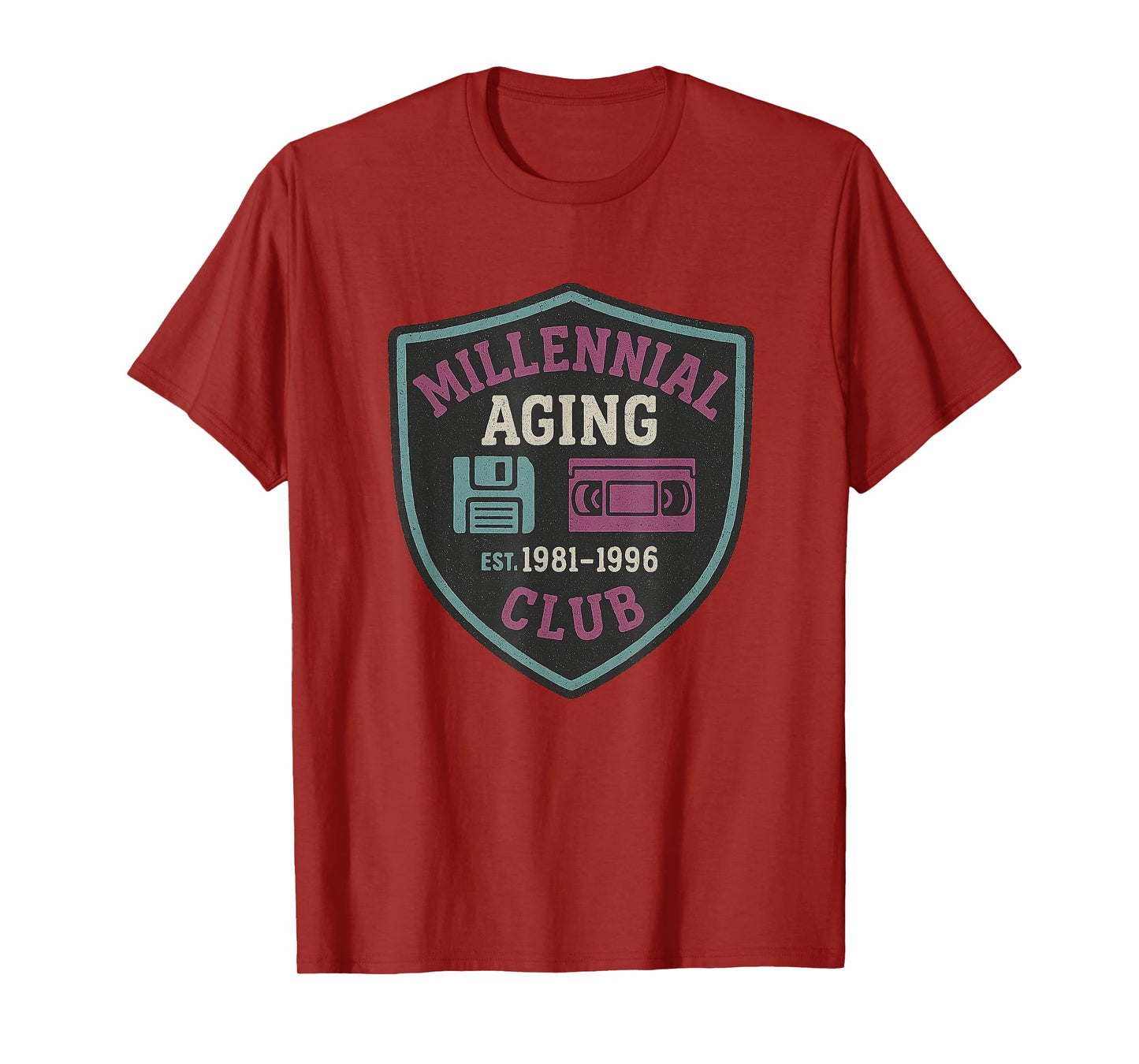 Retro Nostalgia Design for Millennials, Funny Aging Humor T-Shirt