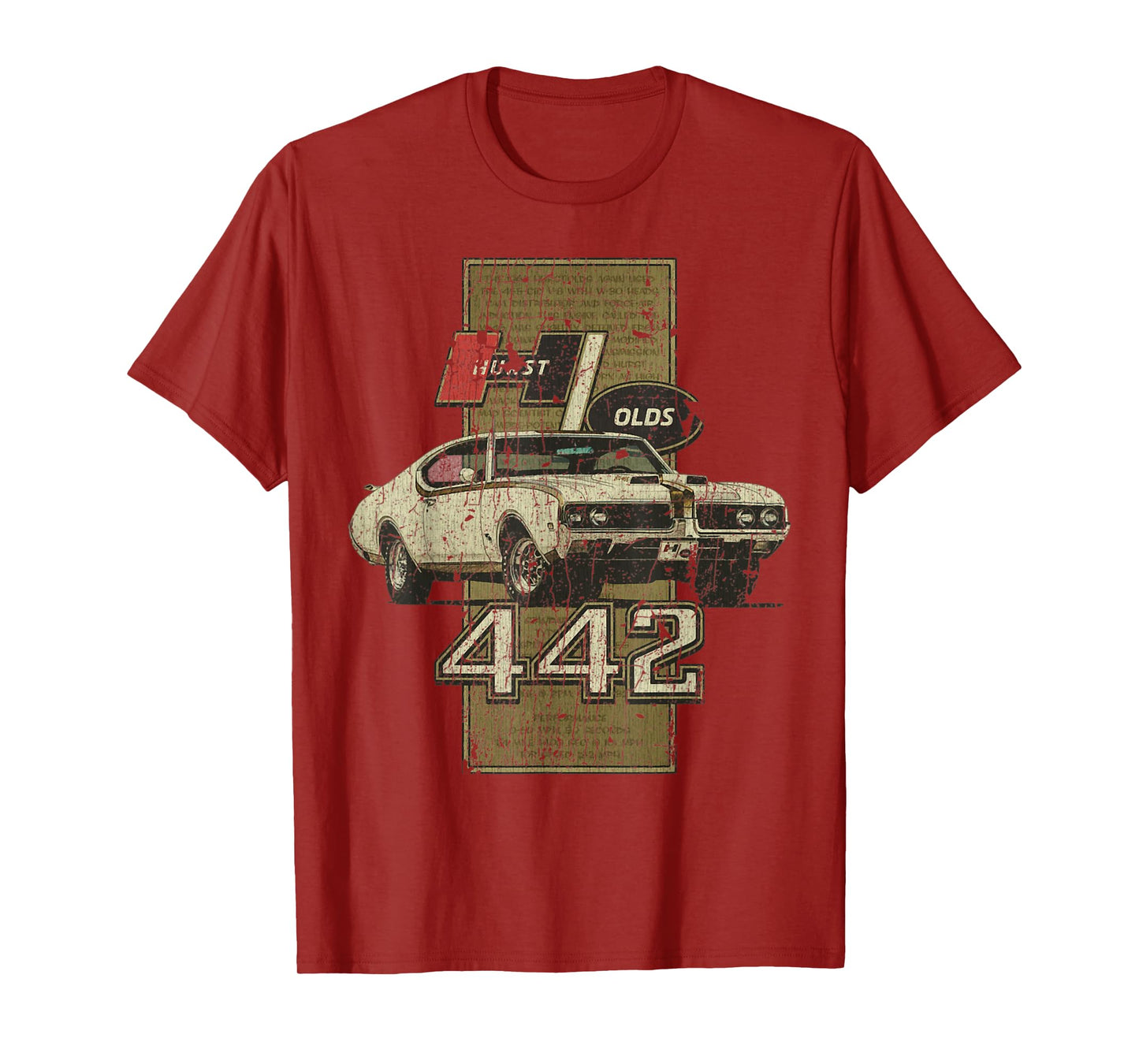 1969 69 olds 442 muscle car T-Shirt
