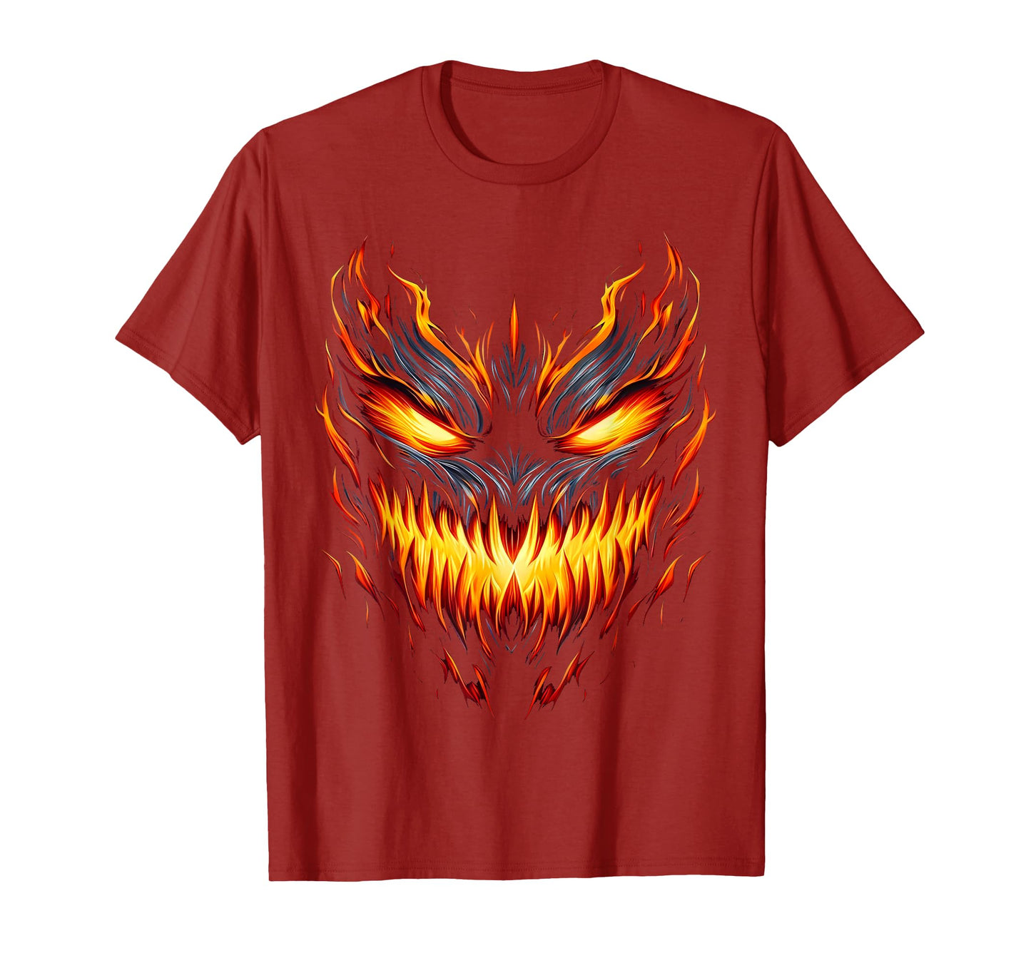 Jack o Lantern Scary Pumpkin Halloween Men Boys Kids T-Shirt