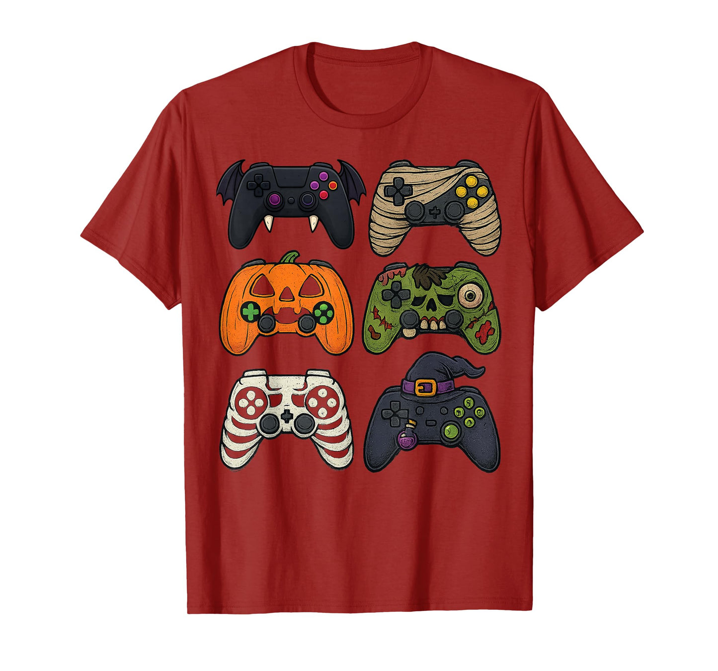 Halloween Gamer Controllers Funny Spooky Gamepad Costume T-Shirt