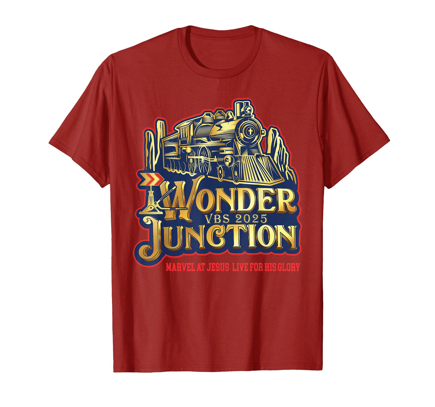 Vintage VBS 2025 Vacation Bible School VBS Team Women Men T-Shirt