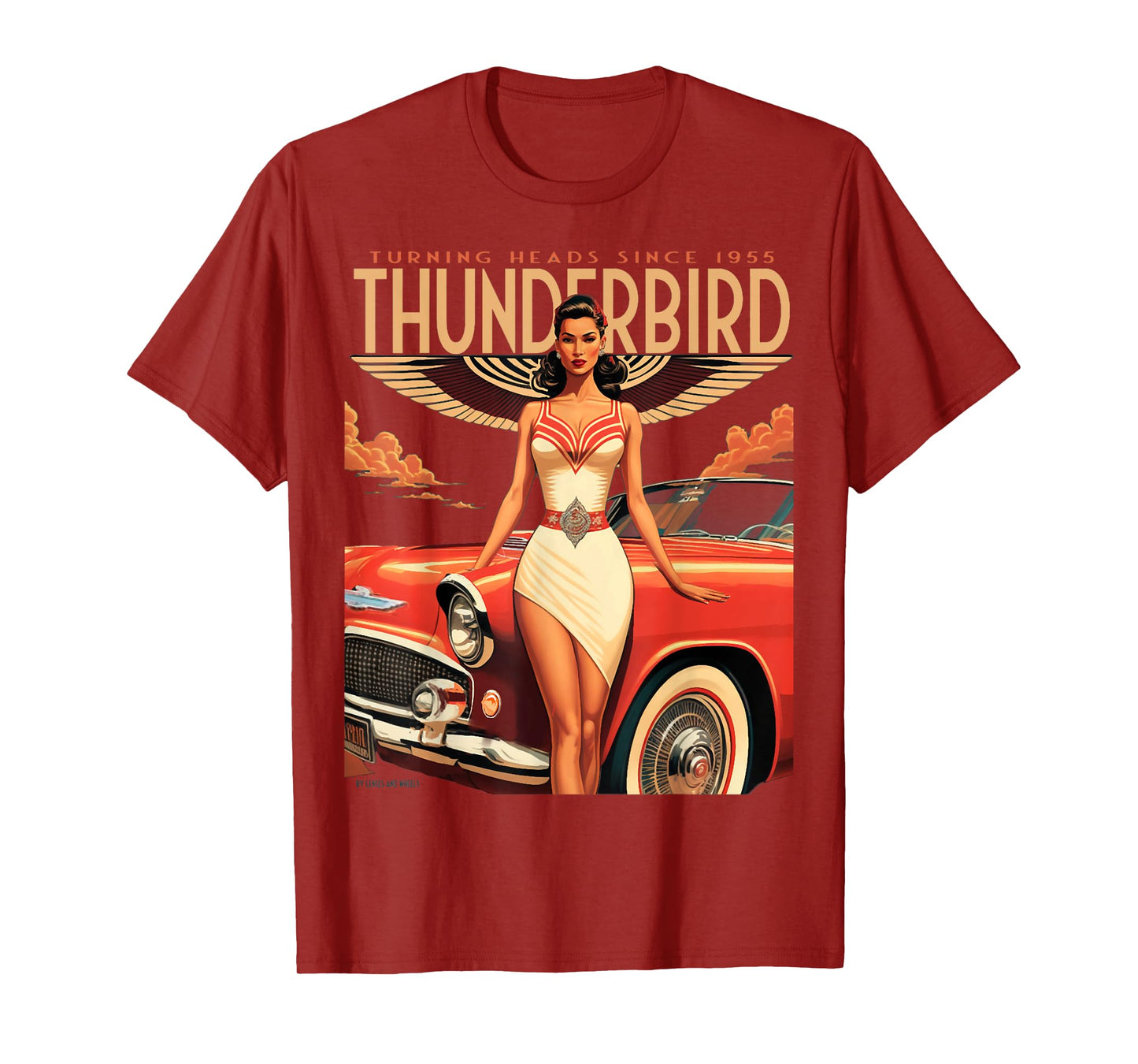 1955 1956 1957 vintage thunder bird chevys truck classic car T-Shirt